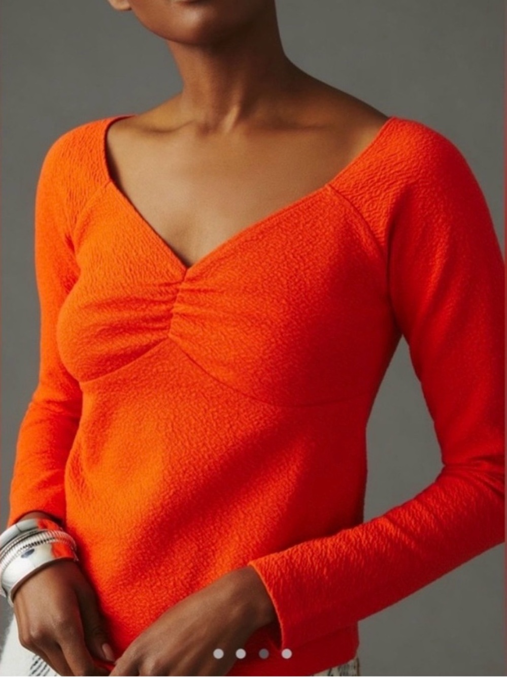 Maeve Anthropologie Textured Sweetheart Blouse Small
